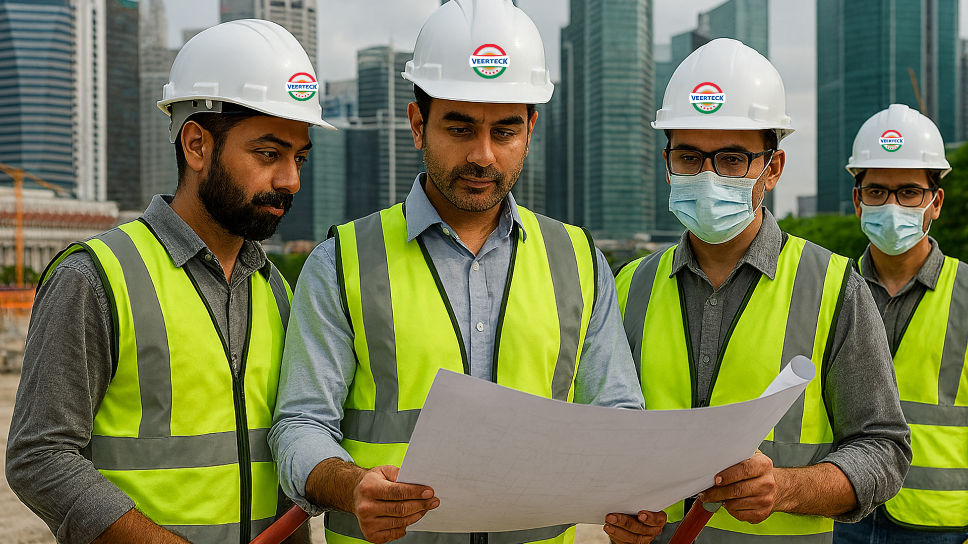 Safe and reliable construction services delivered by Veerteck Pte Ltd