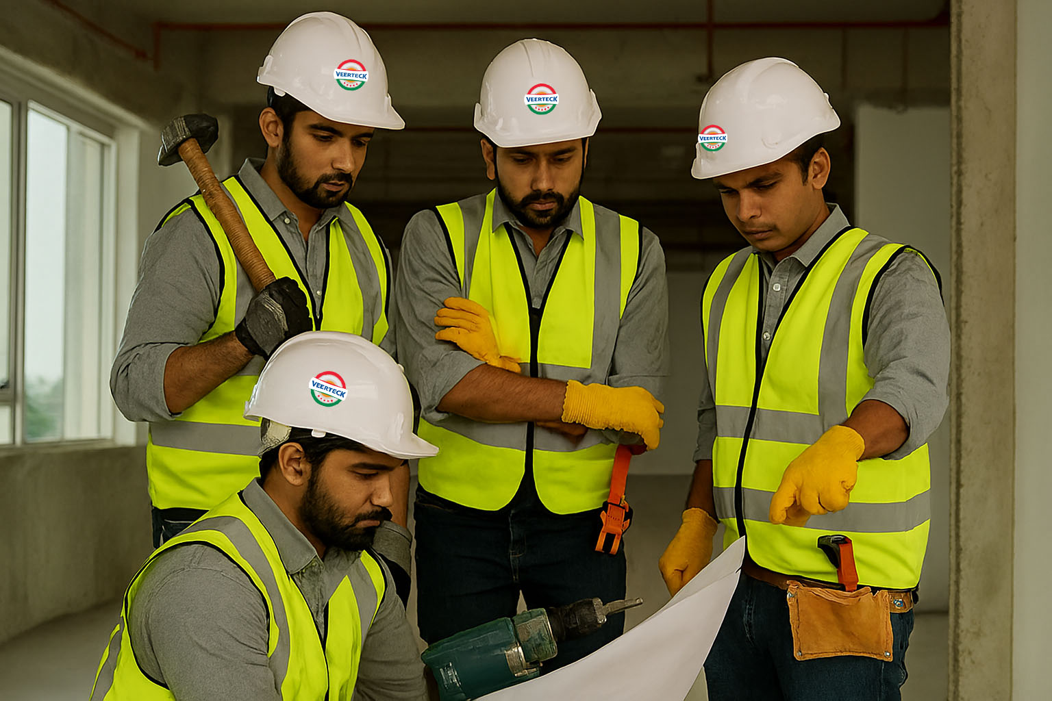 Veerteck Pte Ltd skilled workforce delivering construction projects